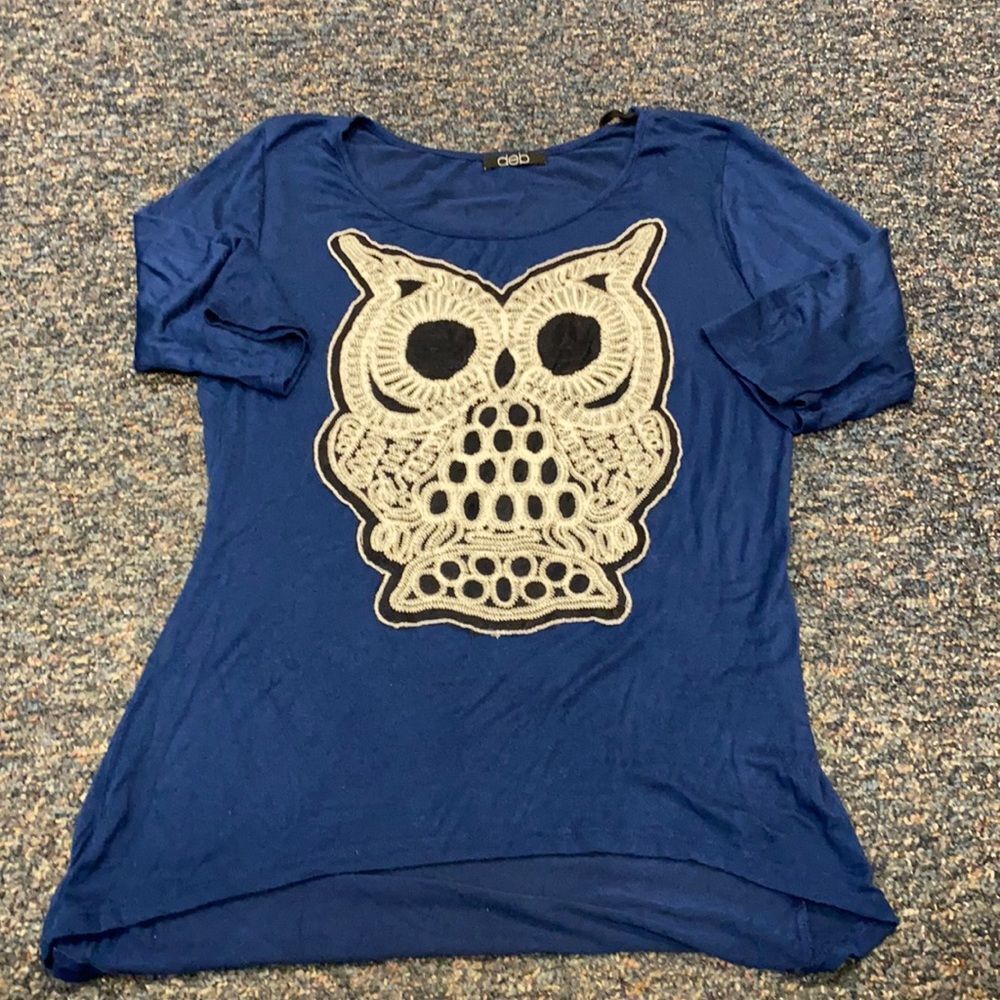 Deb Owl Shirt sz. M